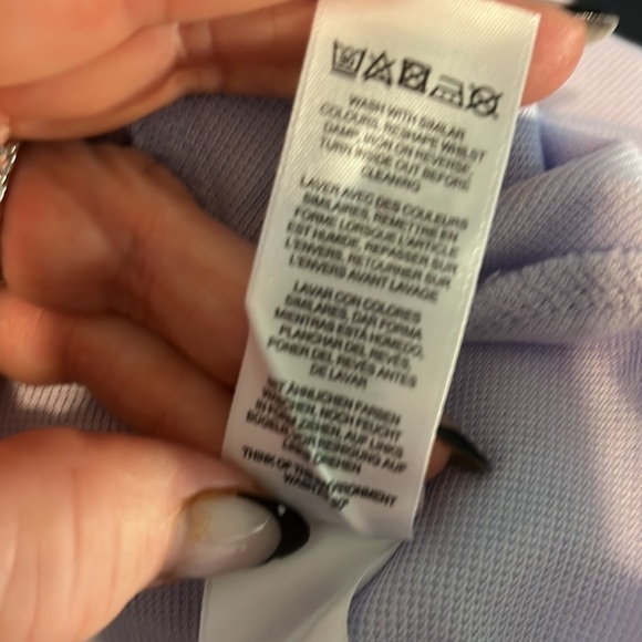 ASOS 4505 Mens Polo Shirt NWT  Oversized Size Large Purple Collar - Picture 12 of 14